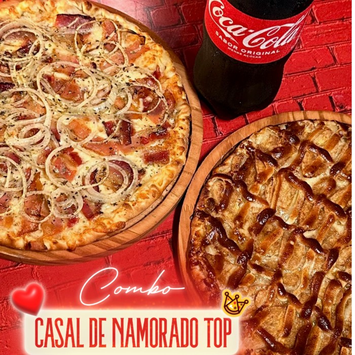Combo Casal (Pizza Salgada P + Pizza Doce P + Coca Cola 1L)